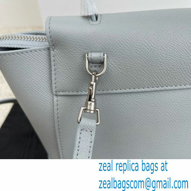 CelineNano Belt bag in grained calfskin bleu lin 2024