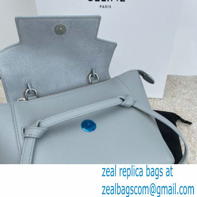 CelineNano Belt bag in grained calfskin bleu lin 2024