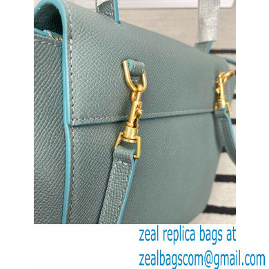 CelineNano Belt bag in grained calfskin green 02 2024