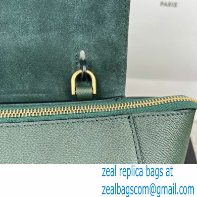 CelineNano Belt bag in grained calfskin green 03 2024