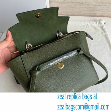 CelineNano Belt bag in grained calfskin green 04 2024