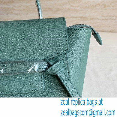 CelineNano Belt bag in grained calfskin green 06 2024