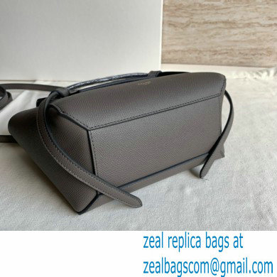 CelineNano Belt bag in grained calfskin gris etain 2024