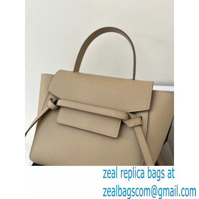 CelineNano Belt bag in grained calfskin khaki 2024 - Click Image to Close