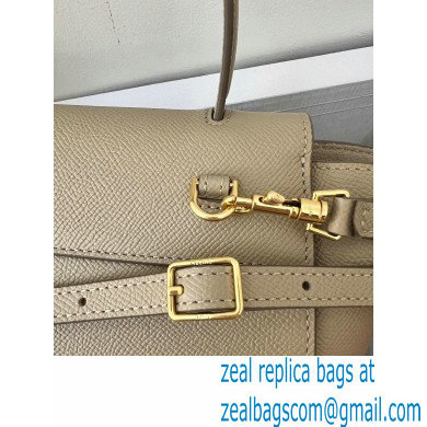 CelineNano Belt bag in grained calfskin khaki 2024