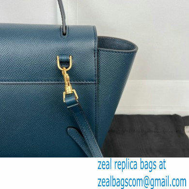 CelineNano Belt bag in grained calfskin navy blue 2024