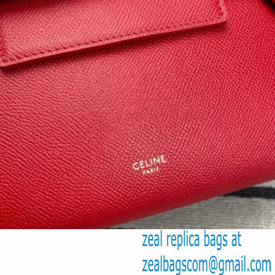 CelineNano Belt bag in grained calfskin red 2024