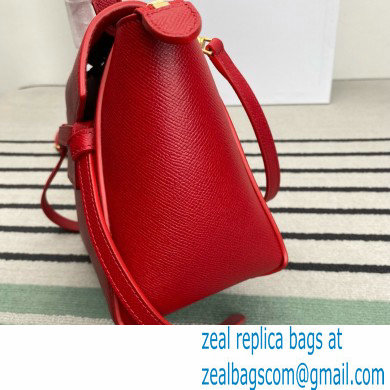 CelineNano Belt bag in grained calfskin red 2024