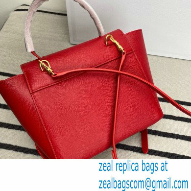 CelineNano Belt bag in grained calfskin red 2024