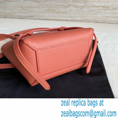 CelineNano Belt bag in grained calfskin rose 2024