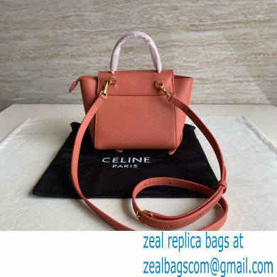 CelineNano Belt bag in grained calfskin rose 2024