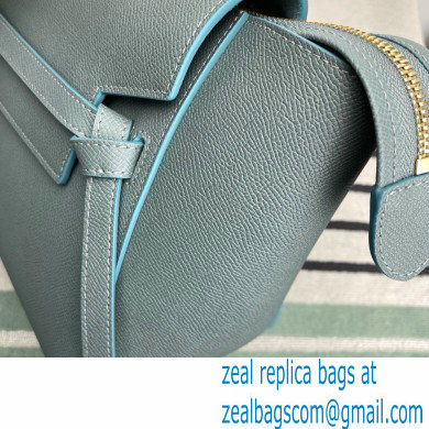 Celine MICRO Belt bag in grained calfskin BLUE 01 2024