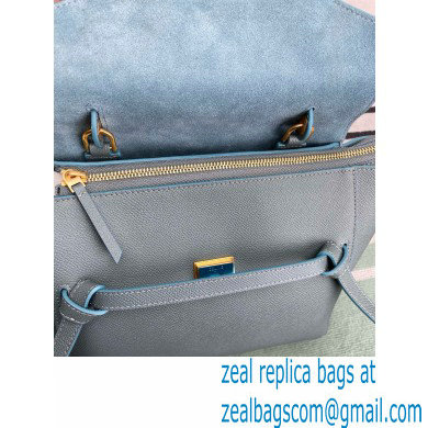 Celine MICRO Belt bag in grained calfskin BLUE 01 2024