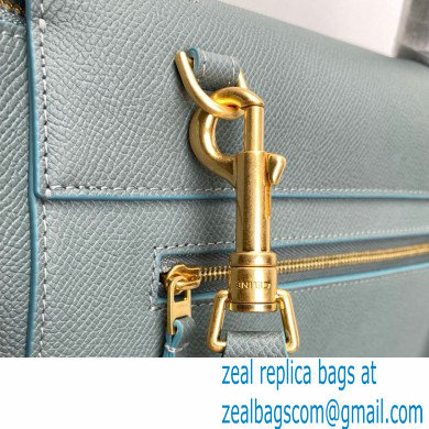 Celine MICRO Belt bag in grained calfskin BLUE 01 2024