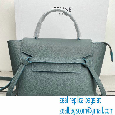 Celine MICRO Belt bag in grained calfskin BLUE 01 2024