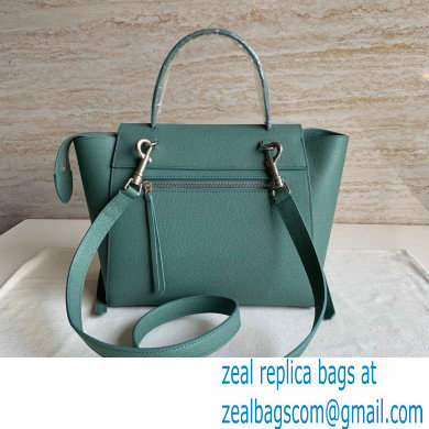 Celine MICRO Belt bag in grained calfskin BLUE 02 2024