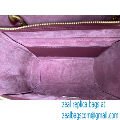 Celine MICRO Belt bag in grained calfskin BURGUNDY 2024