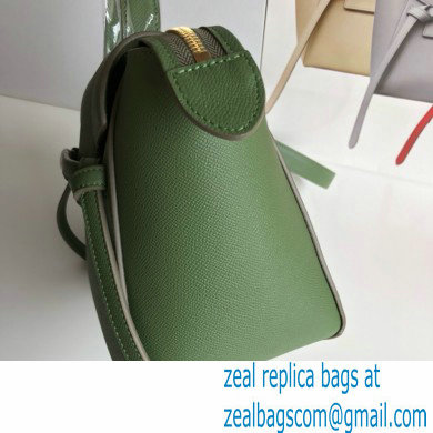 Celine MICRO Belt bag in grained calfskin GREEN 01 2024