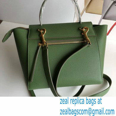 Celine MICRO Belt bag in grained calfskin GREEN 01 2024