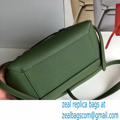 Celine MICRO Belt bag in grained calfskin GREEN 01 2024