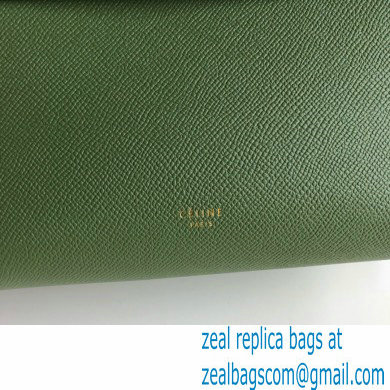 Celine MICRO Belt bag in grained calfskin GREEN 01 2024