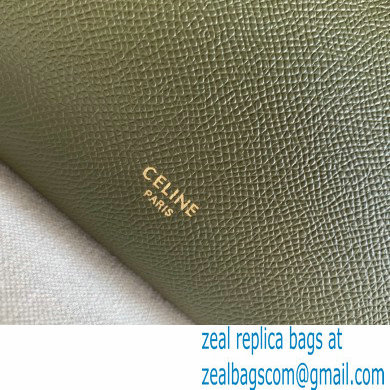 Celine MICRO Belt bag in grained calfskin GREEN 02 2024