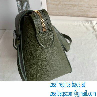 Celine MICRO Belt bag in grained calfskin GREEN 02 2024