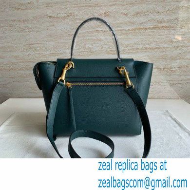 Celine MICRO Belt bag in grained calfskin GREEN 03 2024