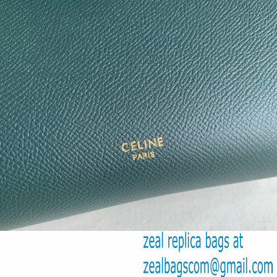 Celine MICRO Belt bag in grained calfskin GREEN 03 2024