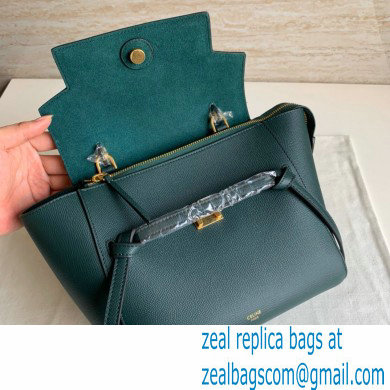 Celine MICRO Belt bag in grained calfskin GREEN 03 2024