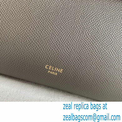 Celine MICRO Belt bag in grained calfskin GRIS ETAIN 2024