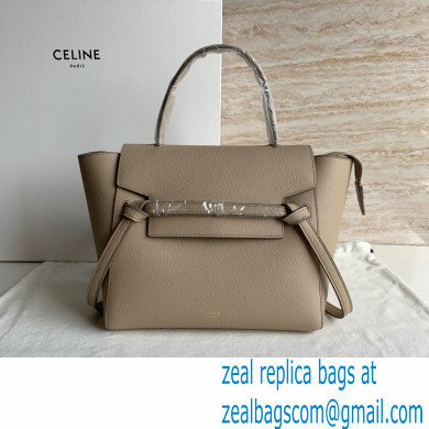 Celine MICRO Belt bag in grained calfskin KHAKI 2024