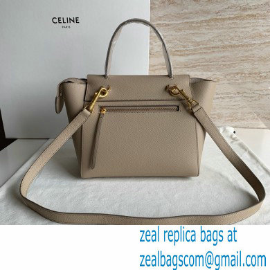 Celine MICRO Belt bag in grained calfskin KHAKI 2024