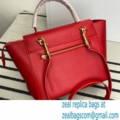 Celine MICRO Belt bag in grained calfskin RED 2024