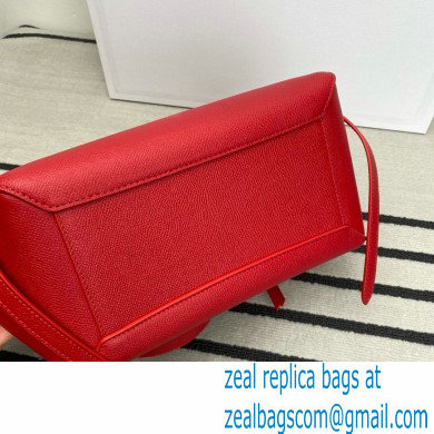 Celine MICRO Belt bag in grained calfskin RED 2024