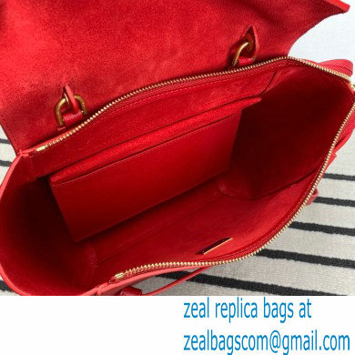 Celine MICRO Belt bag in grained calfskin RED 2024