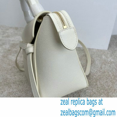 Celine MICRO Belt bag in grained calfskin WHITE 2024