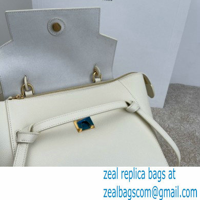 Celine MICRO Belt bag in grained calfskin WHITE 2024