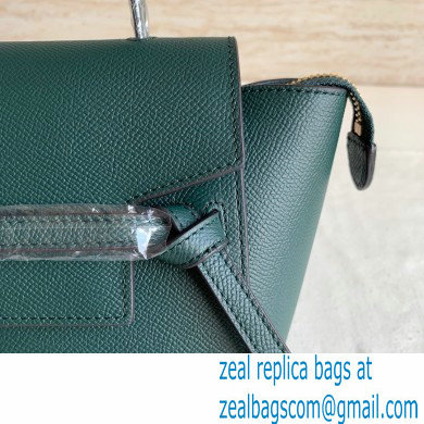 Celine Nano Belt bag in grained calfskin green 05 2024