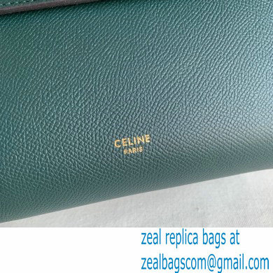 Celine Nano Belt bag in grained calfskin green 05 2024