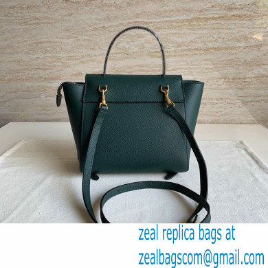 Celine Nano Belt bag in grained calfskin green 05 2024