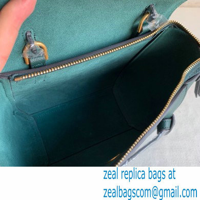 Celine Nano Belt bag in grained calfskin green 05 2024