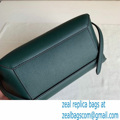 Celine Nano Belt bag in grained calfskin green 05 2024