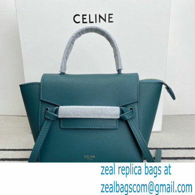 Celine mini belt pico Bag in grained calfskin Amazone 2024 - Click Image to Close