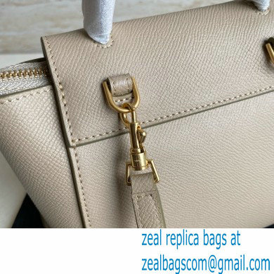 Celine mini belt pico Bag in grained calfskin khaki 2024