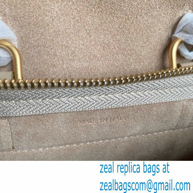 Celine mini belt pico Bag in grained calfskin khaki 2024