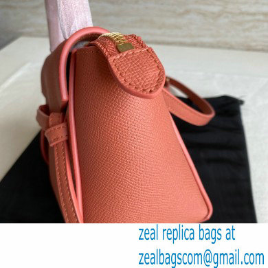 Celine mini belt pico Bag in grained calfskin rose 2024