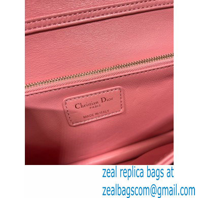 DIOR My Dior Top Handle Bag IN PINK Cannage Lambskin 2024