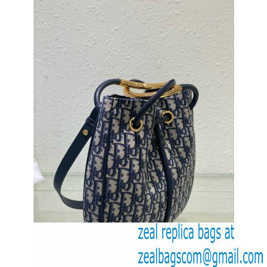 Dior Medium Nolita Bag in blue Oblique Jacquard 2024