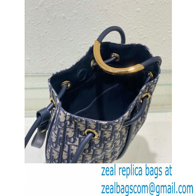 Dior Medium Nolita Bag in blue Oblique Jacquard 2024